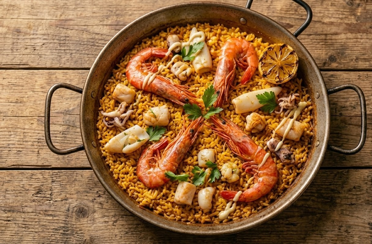 imagen de paella